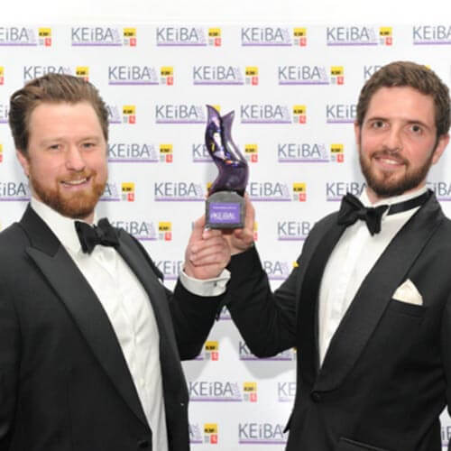 KEIBA Award Win - James Hughes and David Hall